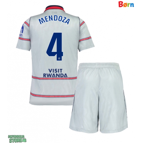 Atletico Madrid Rodrigo Mendoza #4 Replika Babytøj Tredje sæt Børn 2026-27 Kortærmet (+ Korte bukser)